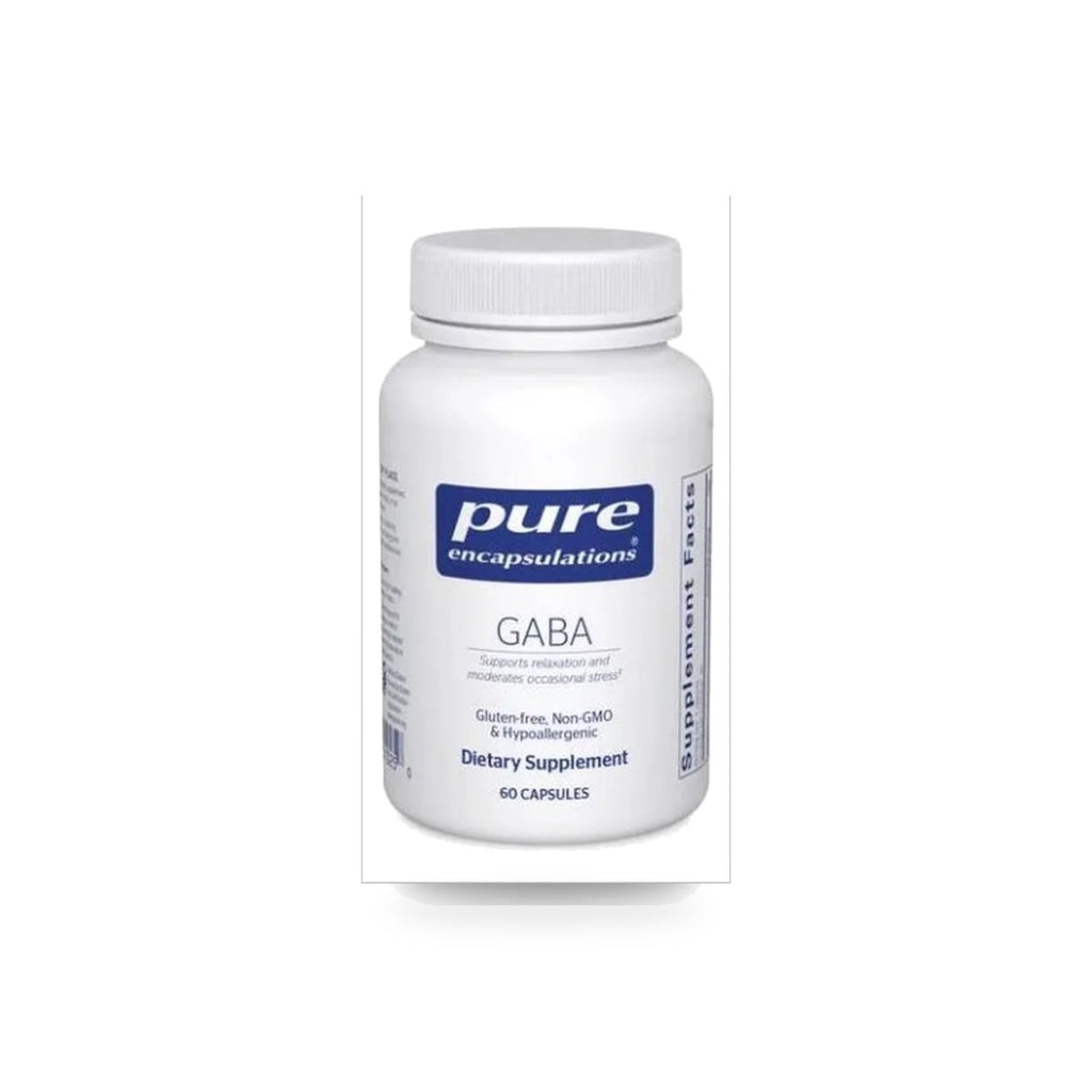 111 - GABA - Pure Encapsulations - Frasco x 60 Cápsulas