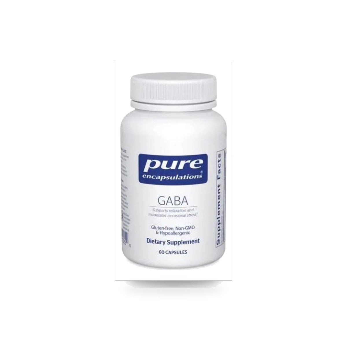 111 - GABA - Pure Encapsulations - Frasco x 60 Cápsulas