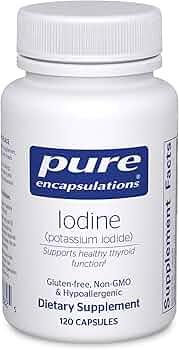 123 - Yodo (Yoduro de Potasio) - Pure Encapsulations - Frasco x 120 Cápsulas