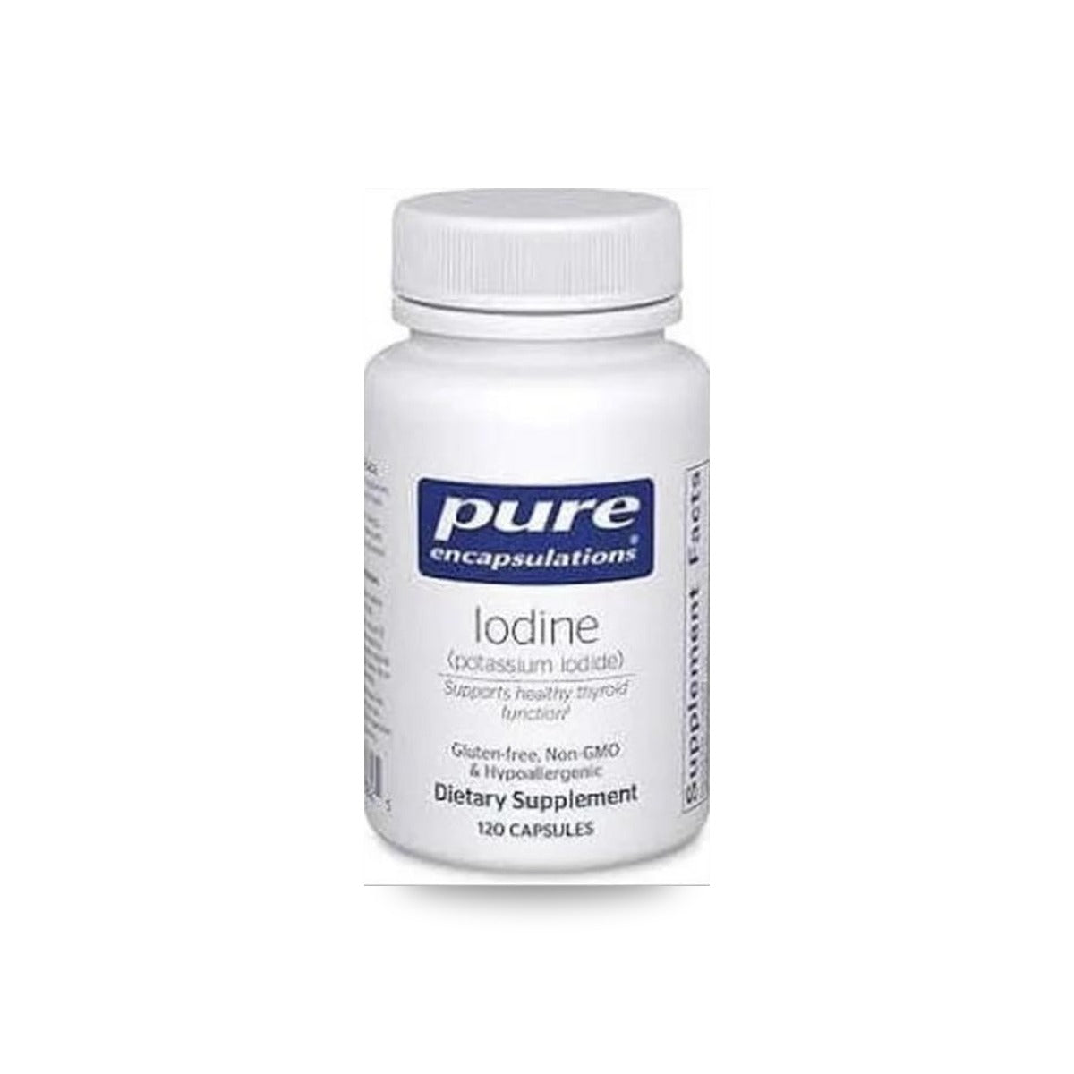 123 - Iodine (Potassium Iodide) - Pure Encapsulations - Frasco x 120 Cápsulas