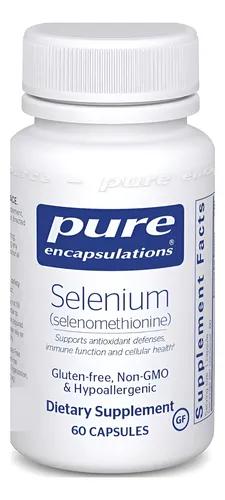 124 - Selenio - Pure Encapsulations - Frasco x 60 Cápsulas