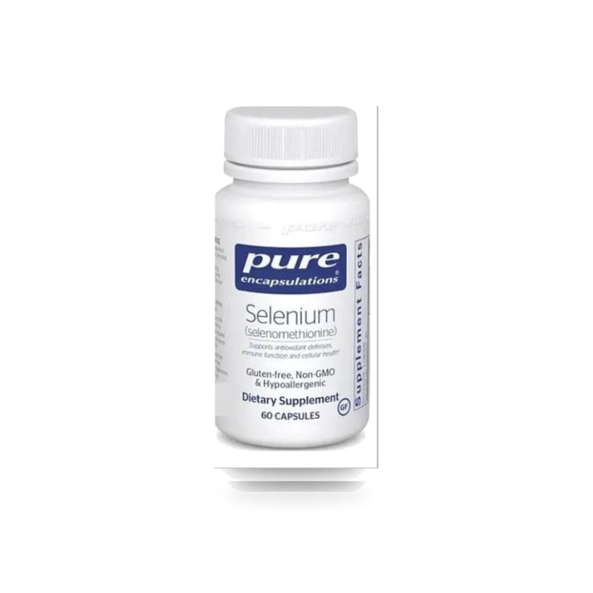 124 - Selenium - Pure Encapsulations - Frasco x 60 Cápsulas