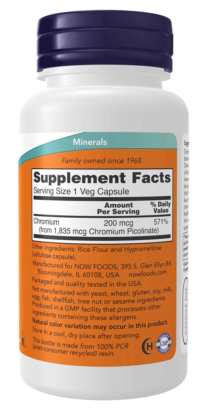 Chromium Picolinate - Supplement Facts