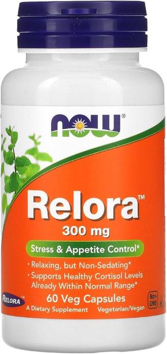 148 - Relora 300mg - NOW Foods - Frasco x 60 Cápsulas