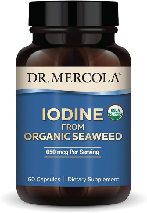 151 - Iodine - Dr, Mercola Premium Products - Frasco x 30 Cápsulas