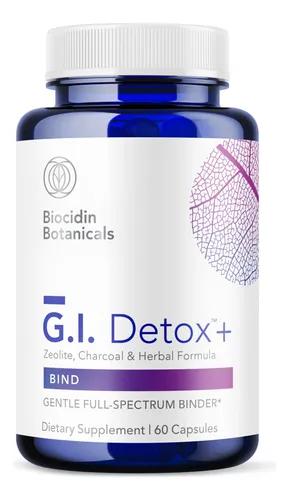 167 - G,I Detox + - Biocidin Botanicals - Frasco por 60 capsulas