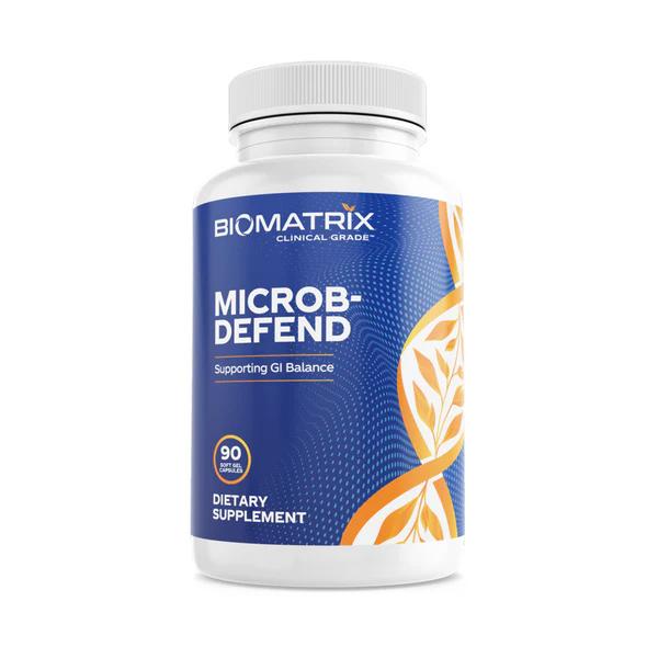 174 - Microb-Defend - BioMatrix - Frasco x 90 Cápsulas Blandas
