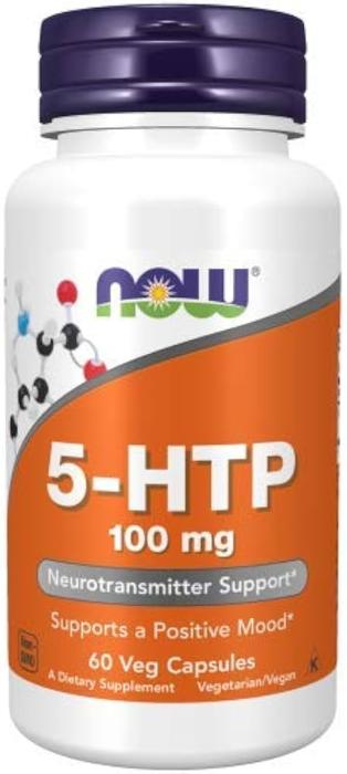 181 - 5-HTP 100 mg - NOW Foods - Frasco x 60 Tabletas