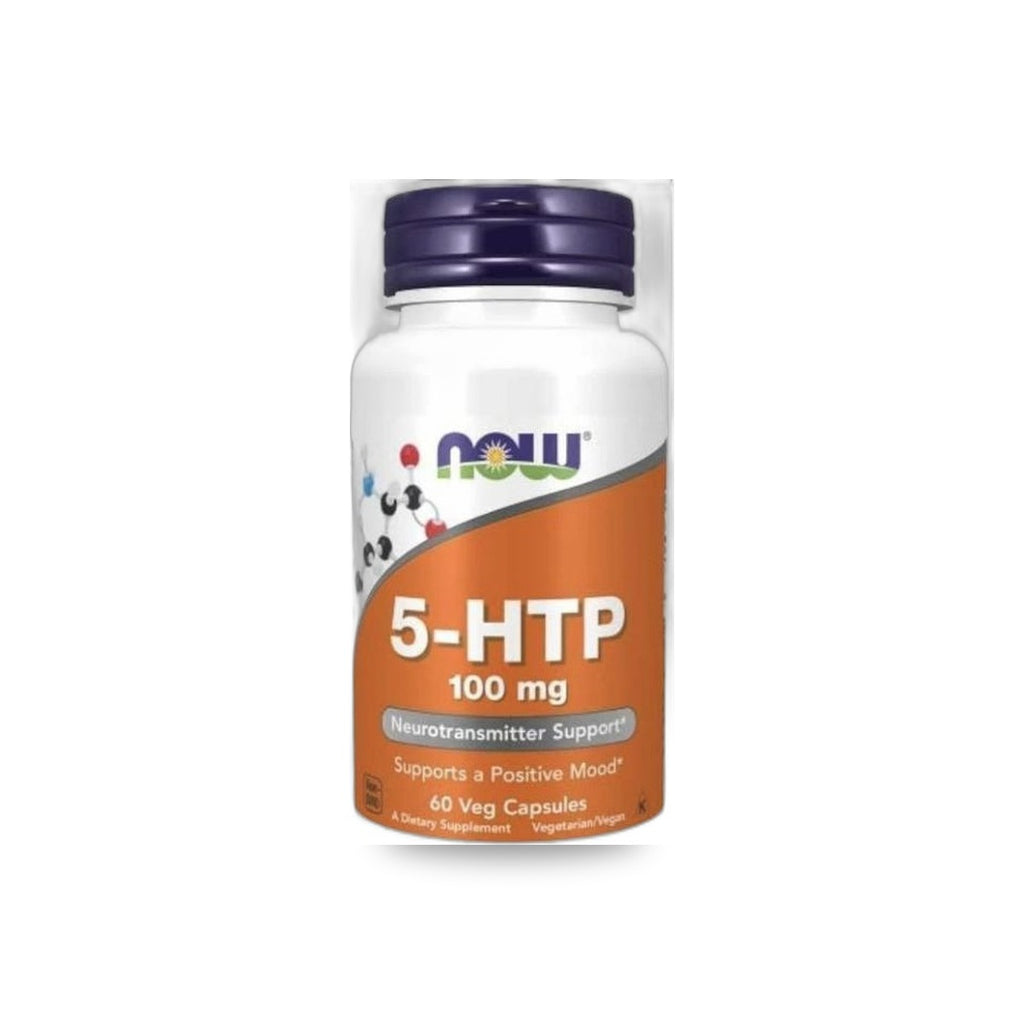 181 - 5-HTP 100mg - NOW Foods - Frasco x 60 Tabletas
