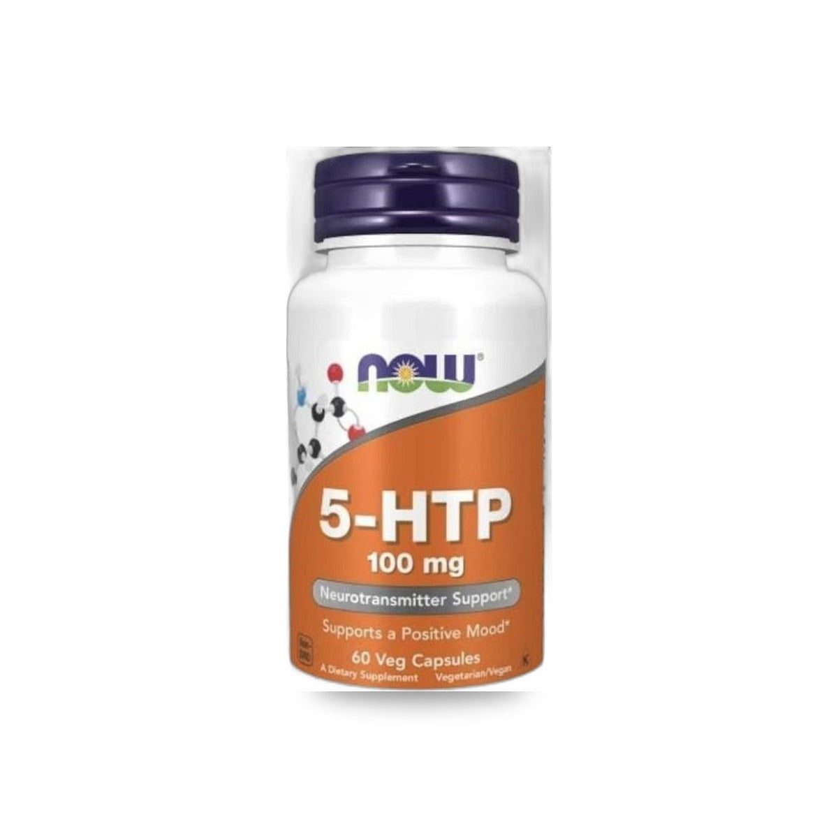 181 - 5-HTP 100mg - NOW Foods - Frasco x 60 Tabletas
