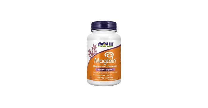 182 - Magtein Magnesium L-Threonate - NOW Foods - Frasco x 90 Cápsulas