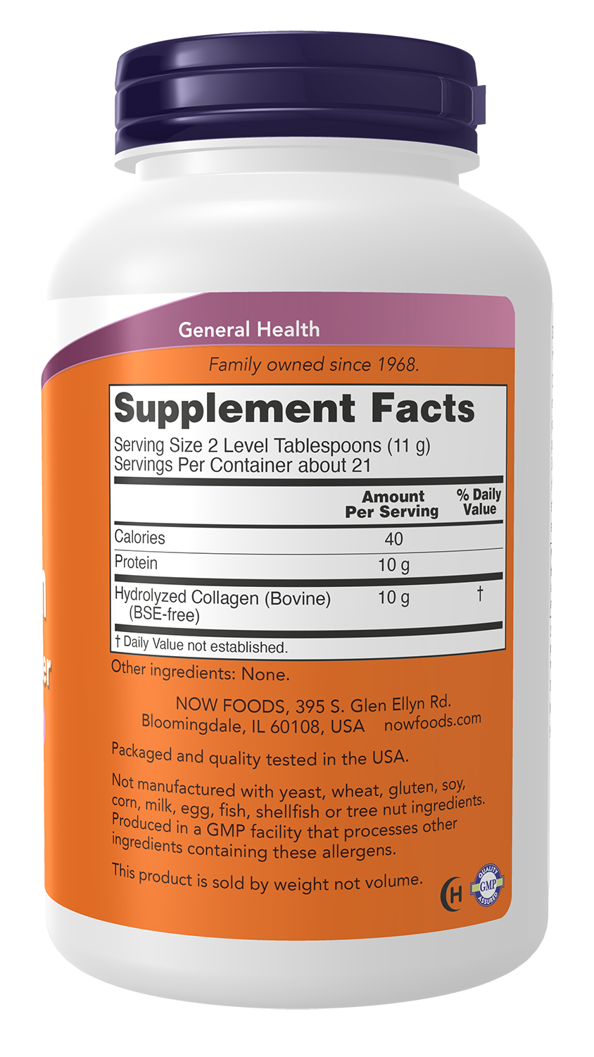 Collagen Peptides Powder - Supplement Facts