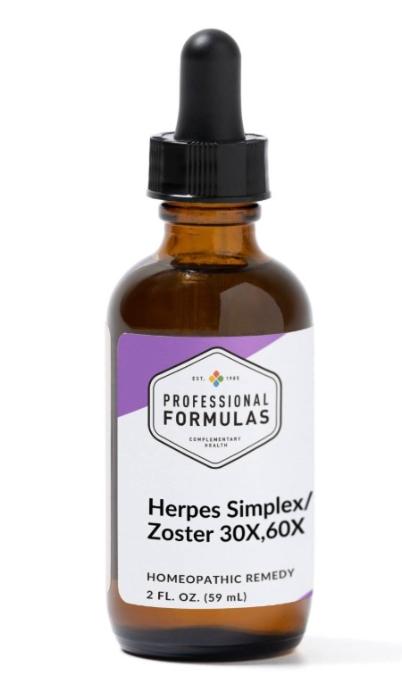 326 - Herpes Simplex/Zoster 30X,60X - Professional Formulas - Frasco Sln Oral x 2 Onzas