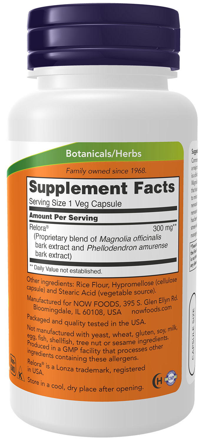 Relora 300mg - Supplement Facts