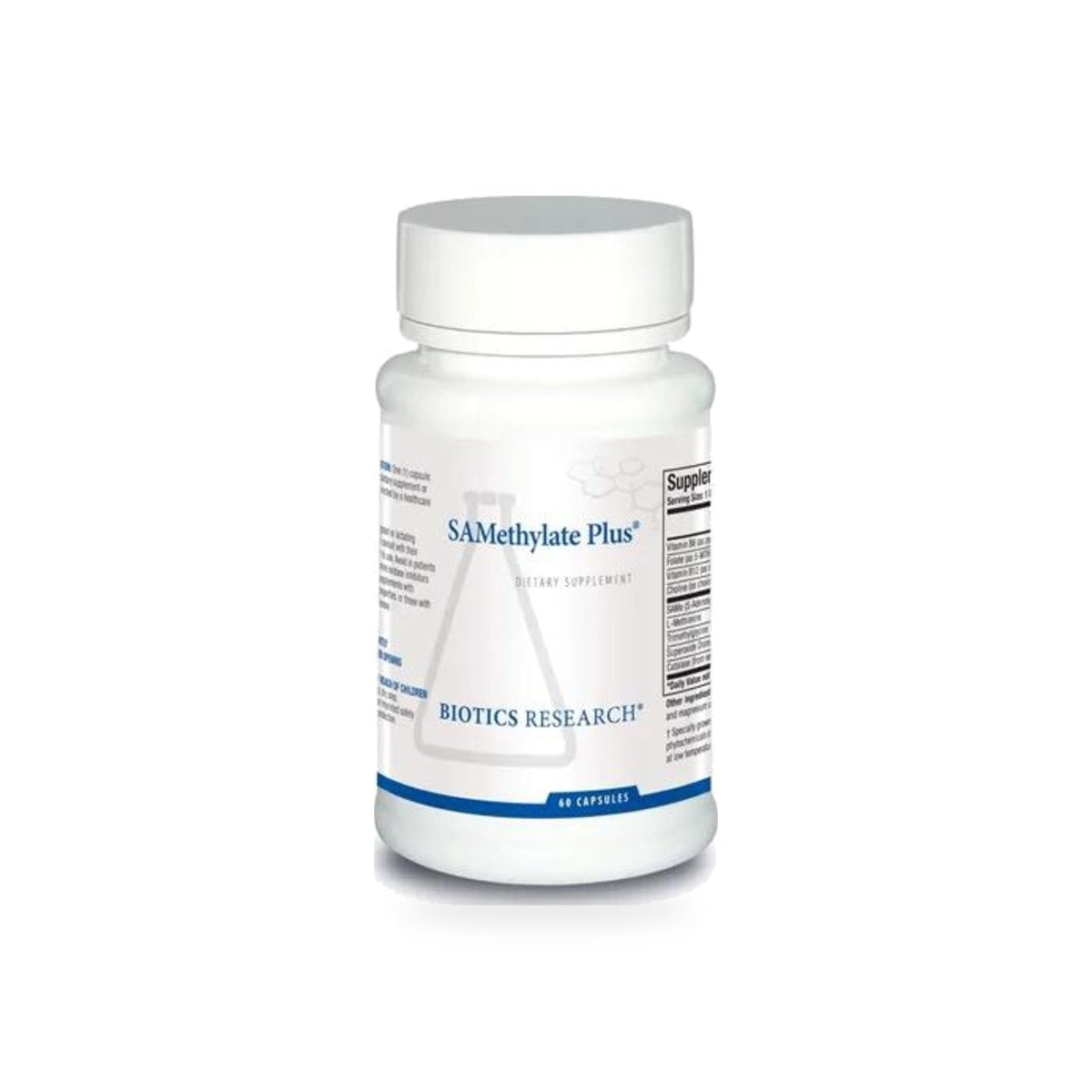 337 - SAMethylate Plus - Biotics Research - Frasco x 60 Cápsulas
