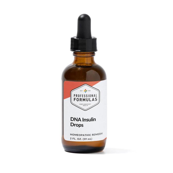 347 - DNA Insulin Drops - Professional Formulas - Frasco Sln Oral x 2 Onzas