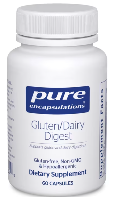 415 - Gluten/Dairy Digest - Pure Encapsulations - Frasco x 60 Cápsulas