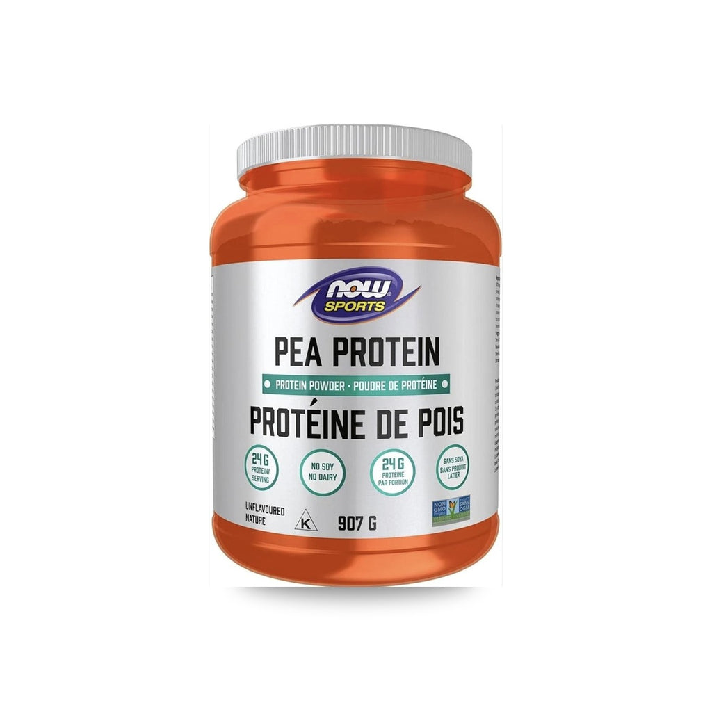 422 - Pea Protein 24g Easily Digested Unflavored - NOW Foods - Frasco con Polvo x 907 Gramos
