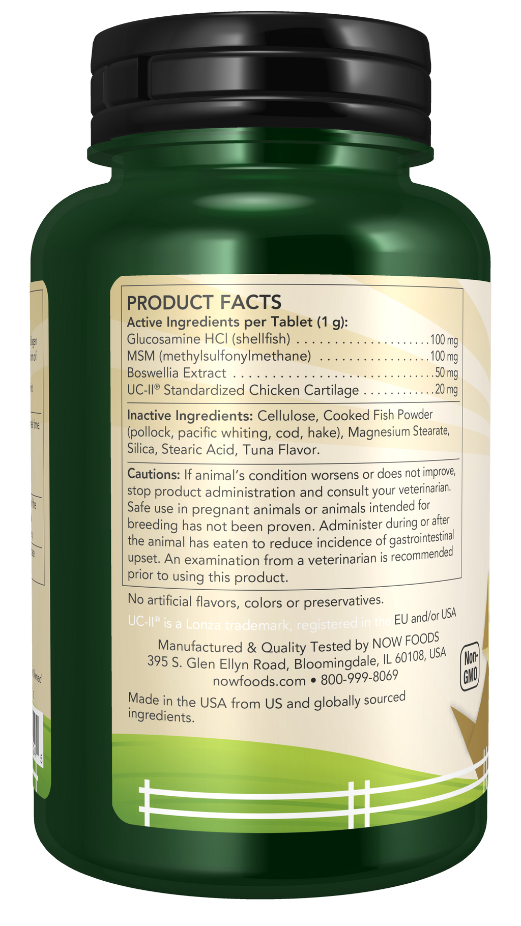 Pet UC-II Advanced Joint Mobility - Product Facts