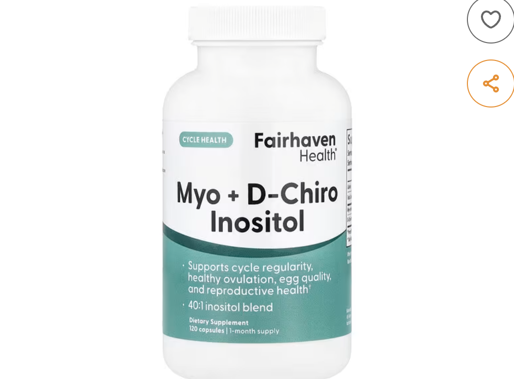 460- Myo & D-Chiro Inositol -Frasco x 120 Cápsulas