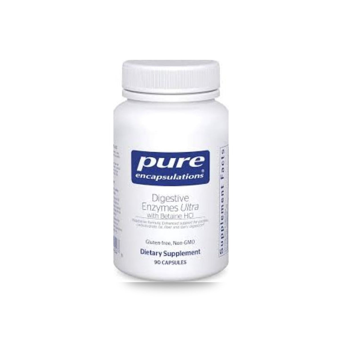 468 - Digestive Enzymes Ultra with Betaine HCl - Pure Encapsulations - Frasco x 90 Cápsulas