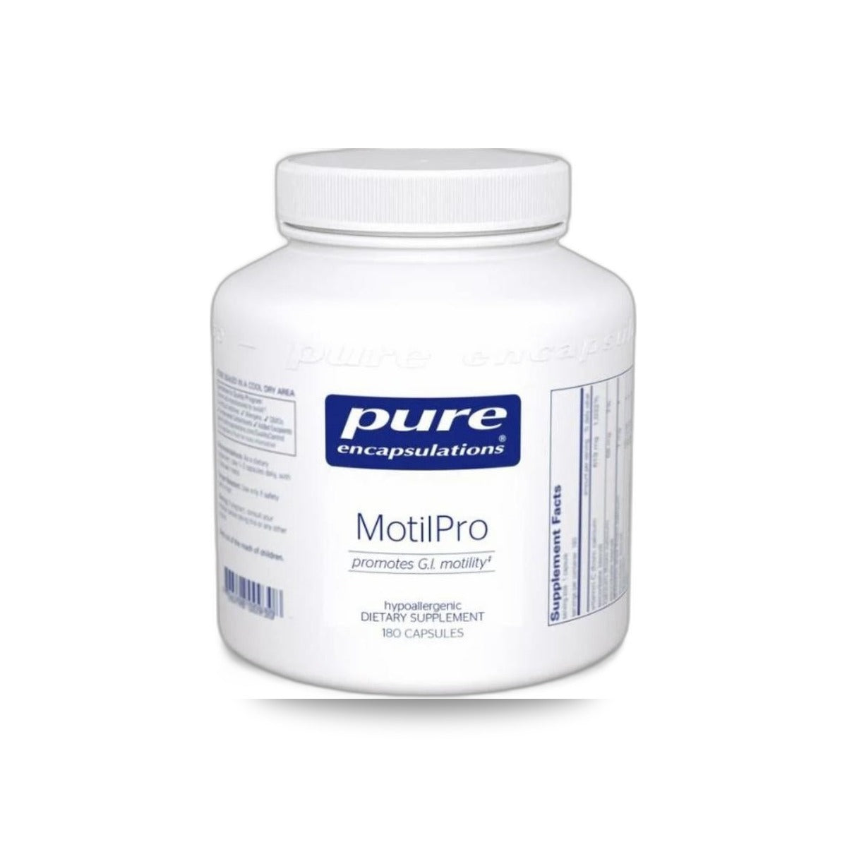 497 - Motil Pro - Pure Encapsulations - Frasco x 180 Cápsulas