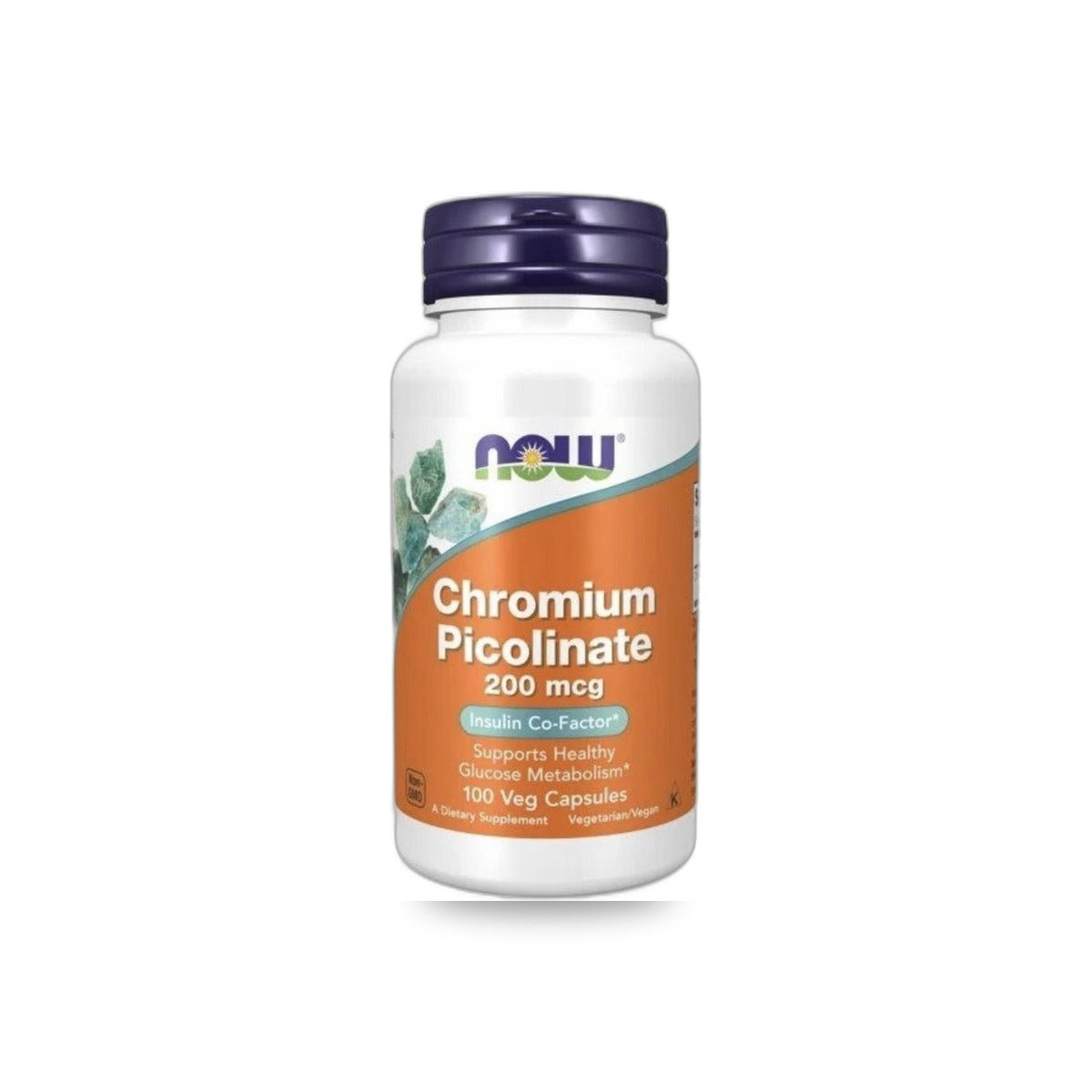 510 - Chromium Picolinate - NOW Foods - Frasco x 60 Cápsulas