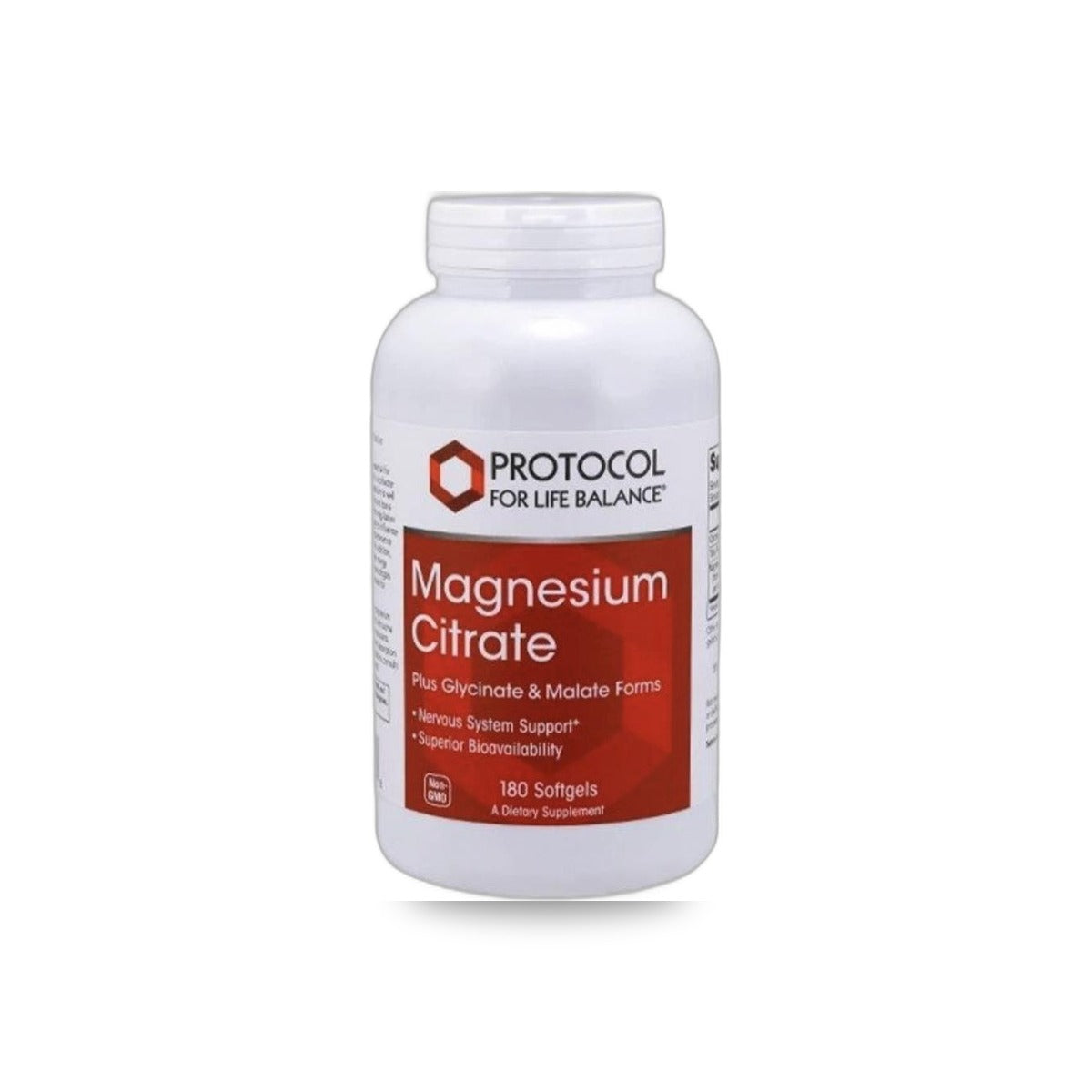 528 - Magnesium Citrate - Protocol for Life Balance - Frasco x 180 Cápsulas