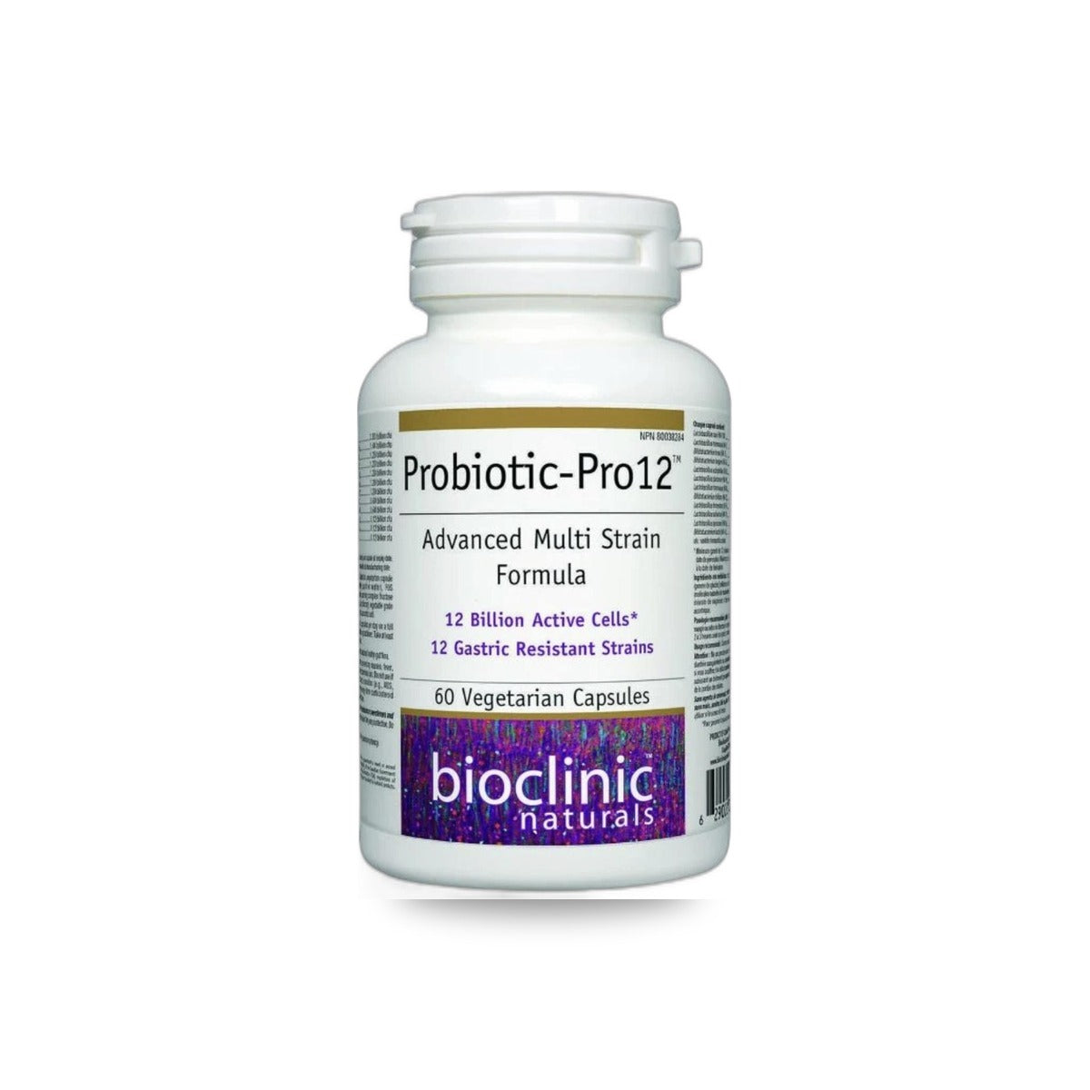 543 - Probiotic Pro12 - Bioclinic Naturals - Frasco x 60 Cápsulas