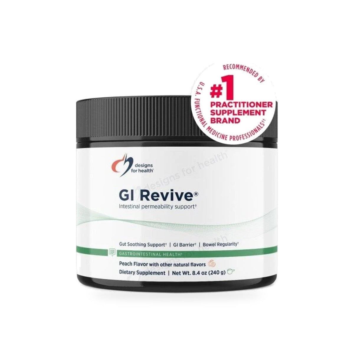 562 - GI Revive - Designs for Health - Frasco con Polvo x 225 Gramos