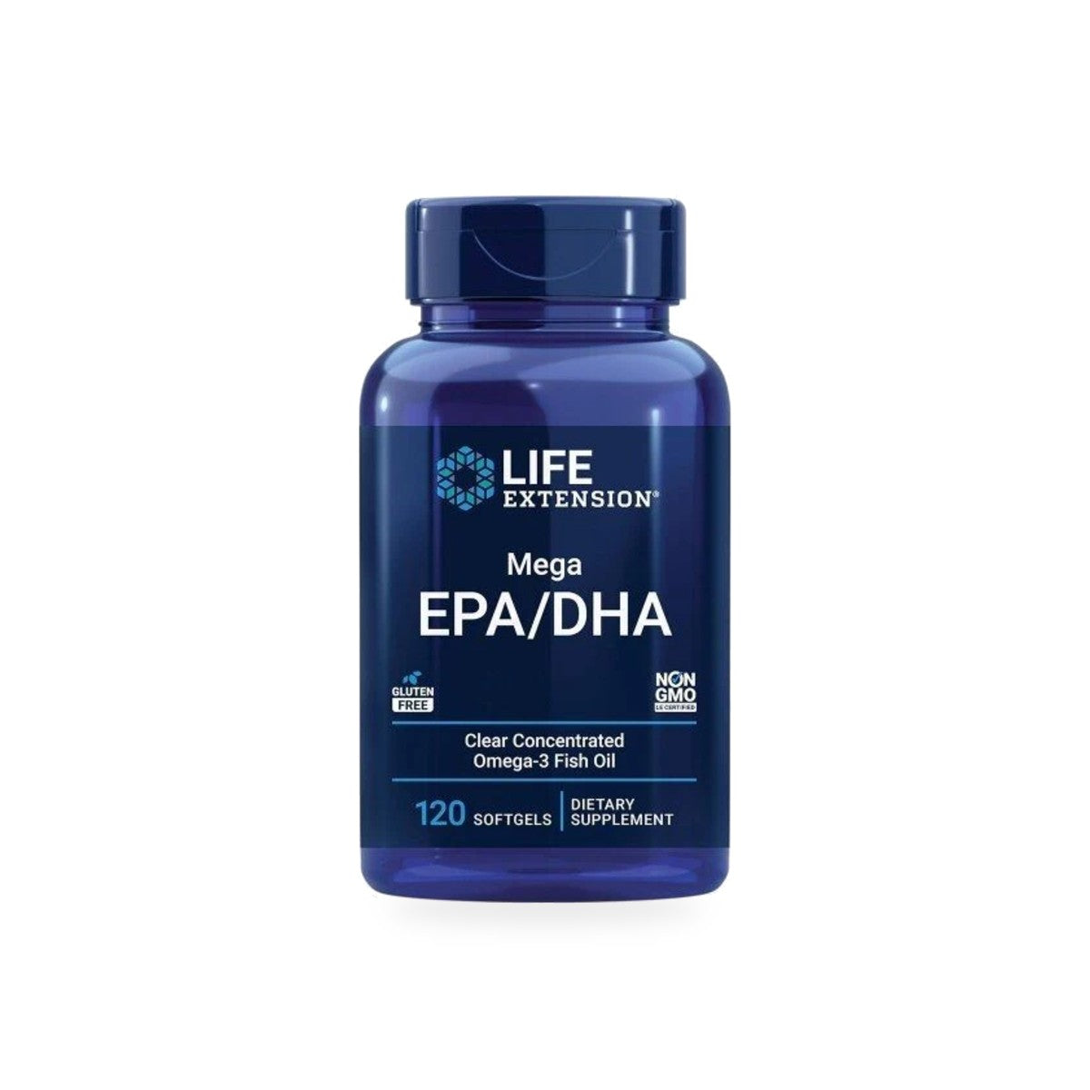 564 - Mega EPA/DHA - Life Extension - Frasco x 120 Cápsulas Blandas