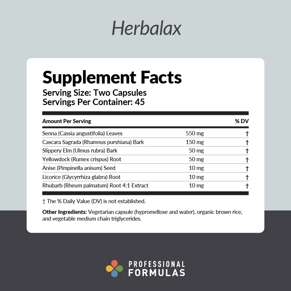 Herbalax - Supplement Facts