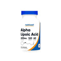 570 - Alpha Lipoic Acid 600mg - Nutricost - Frasco x 120 Cápsulas