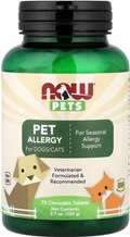 584 - Pet Allergy Support (dog & cat) - 75 Chewable Tablets - now foods