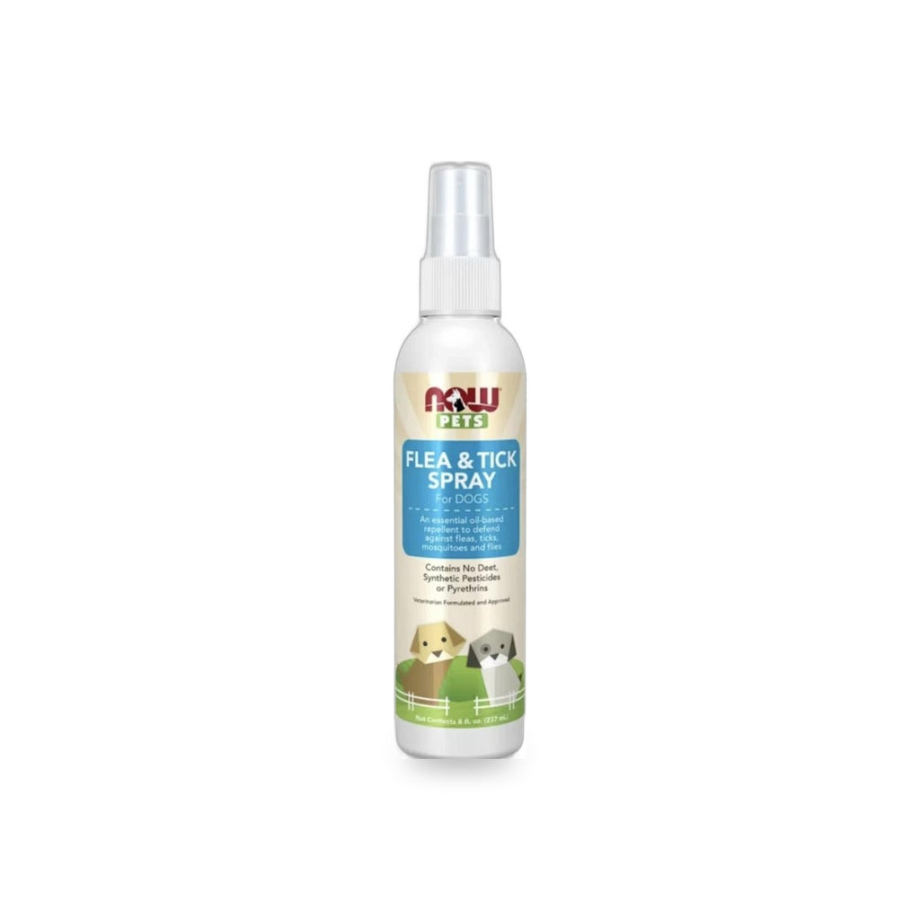 585 - Pet Flea & Tick Spray (Dog) - NOW Foods - Frasco x 4,5 Onzas