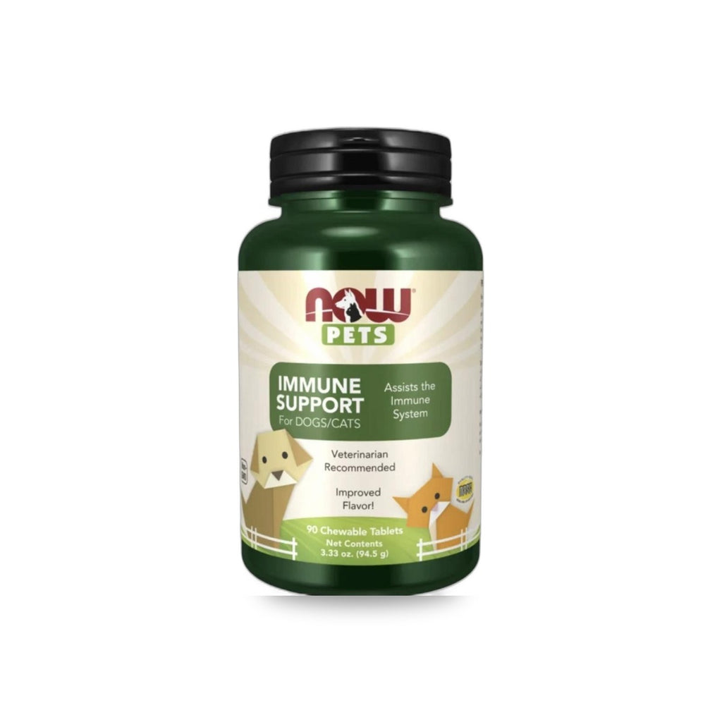 589 - Pet Immune Support (Dog & Cat) - NOW Foods - Frasco x 90 Tabletas