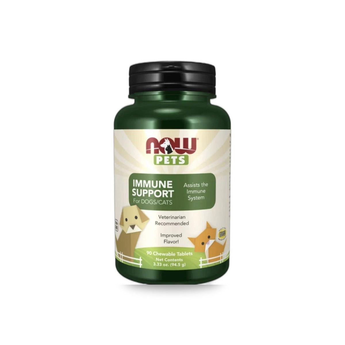 589 - Pet Immune Support (Dog & Cat) - NOW Foods - Frasco x 90 Tabletas
