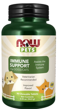 589 - Apoyo Inmunológico para Mascotas (perro y gato) - Frasco con 90 tabletas - Now Foods