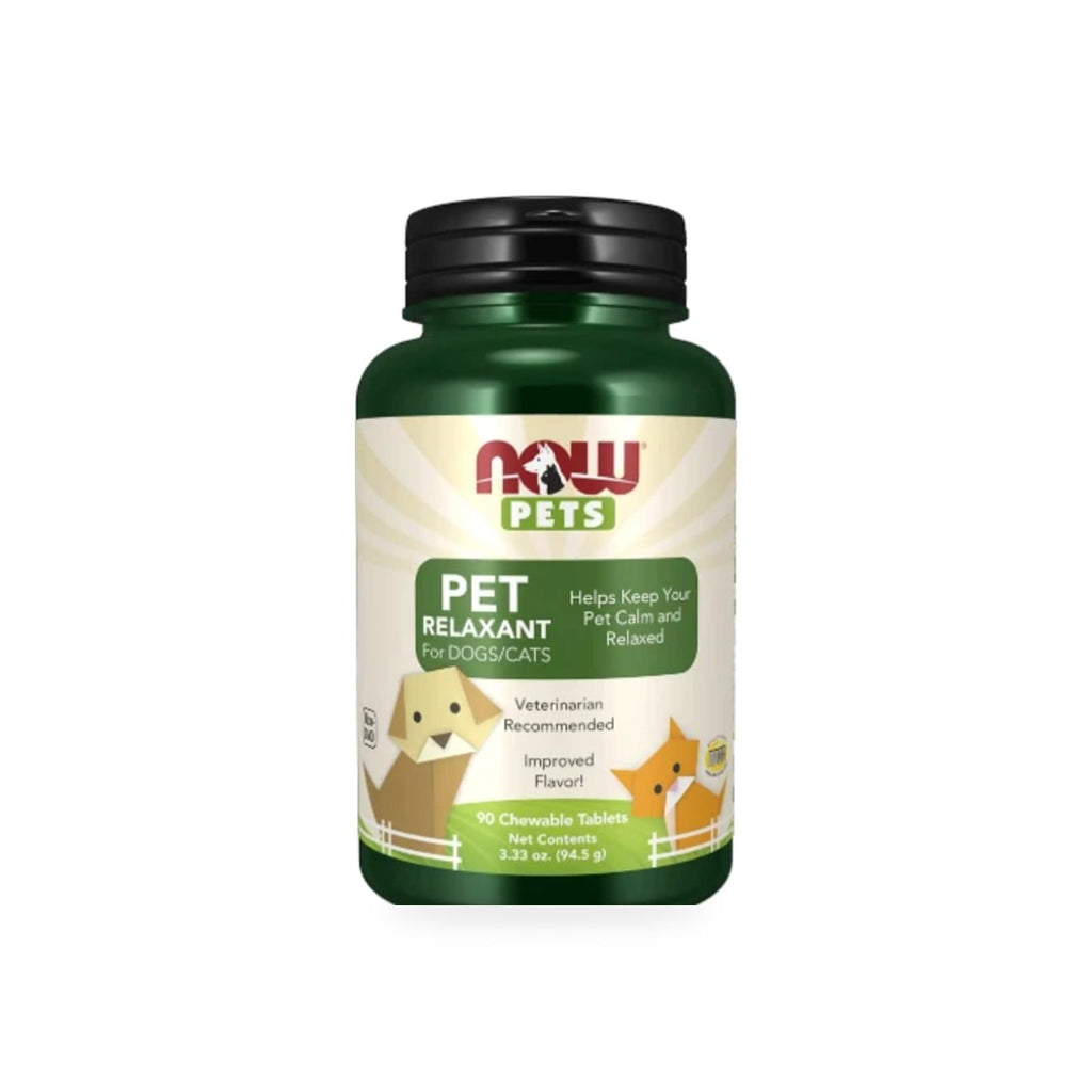 592 - Pet Relaxant (Dog & Cat) - NOW Foods - Frasco x 90 Tabletas