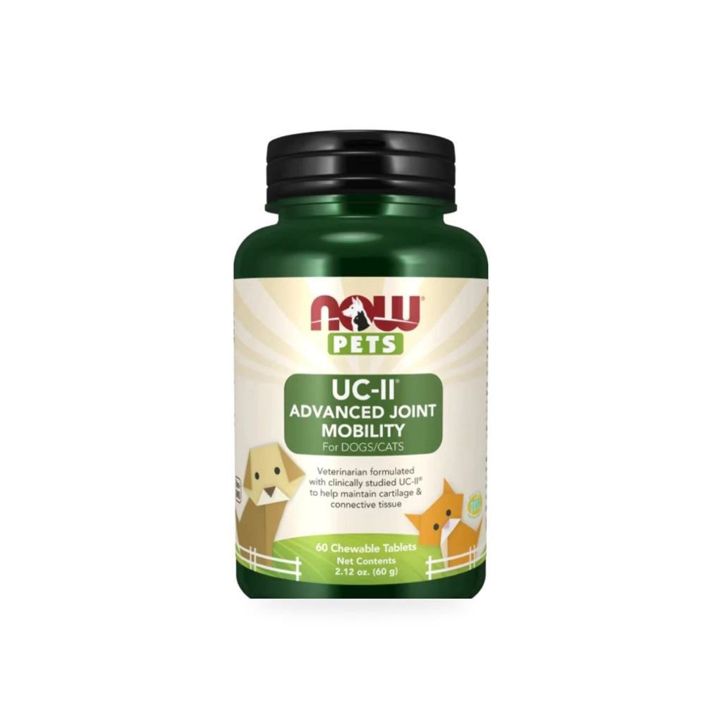 593 - Pet UC-II Advanced Joint Mobility - NOW Foods - Frasco x 60 Tabletas