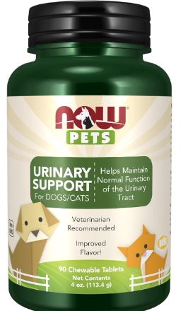 594 - Pet Urinary Support (dog & cat) - Frasco por 90 tabletas - Now Foods