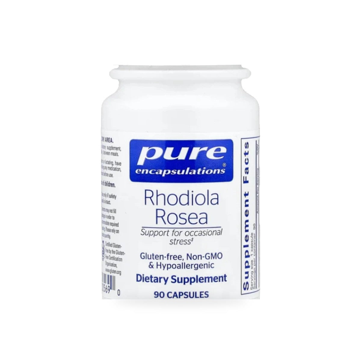 599 - Rhodiola Rosea - Pure Encapsulations - Frasco x 90 Cápsulas