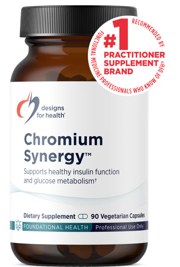 602 - Chromium Synergy - Designs For Helath - Frasco por 90 Capsulas,