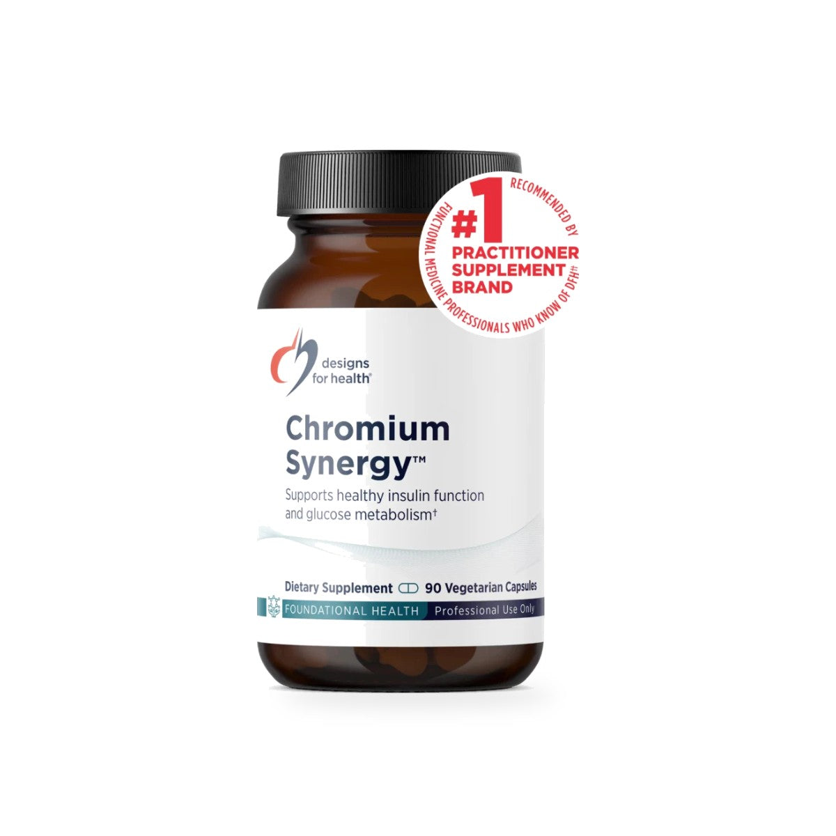 602 - Chromium Synergy - Designs for Health - Frasco x 90 Cápsulas