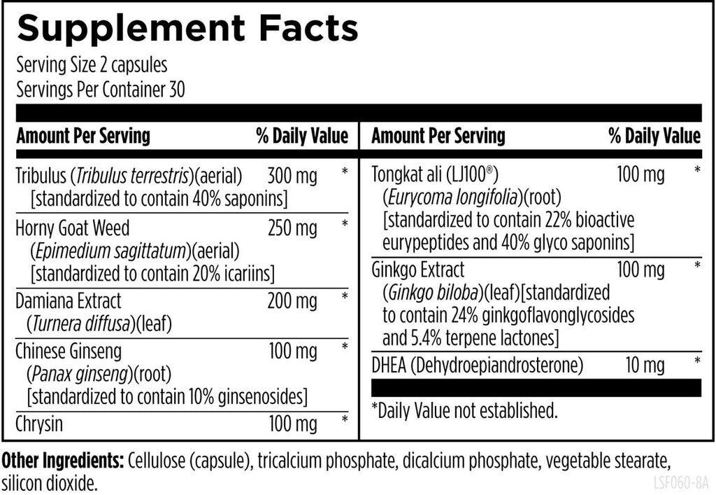 Libido Stim-F - Supplement Facts