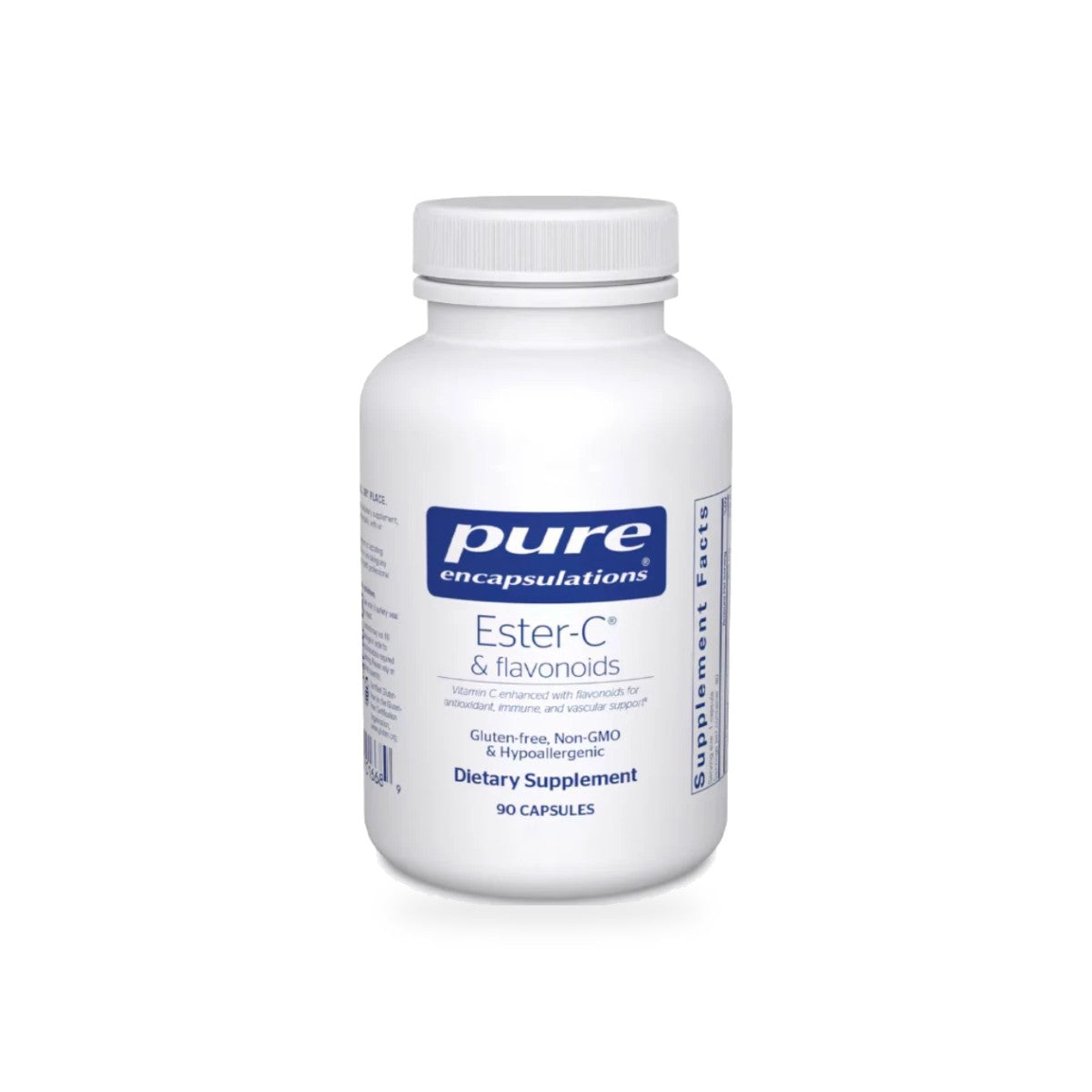606 - Ester-C & Flavonoids - Pure Encapsulations - Frasco x 90 Cápsulas