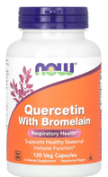 609 - Quercetina con bromelina - Now Foods - frasco por 120 cápsulas