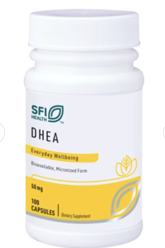 611 - DHEA  50 mg- SFI HEATH - Frasco por 100 capsulas -