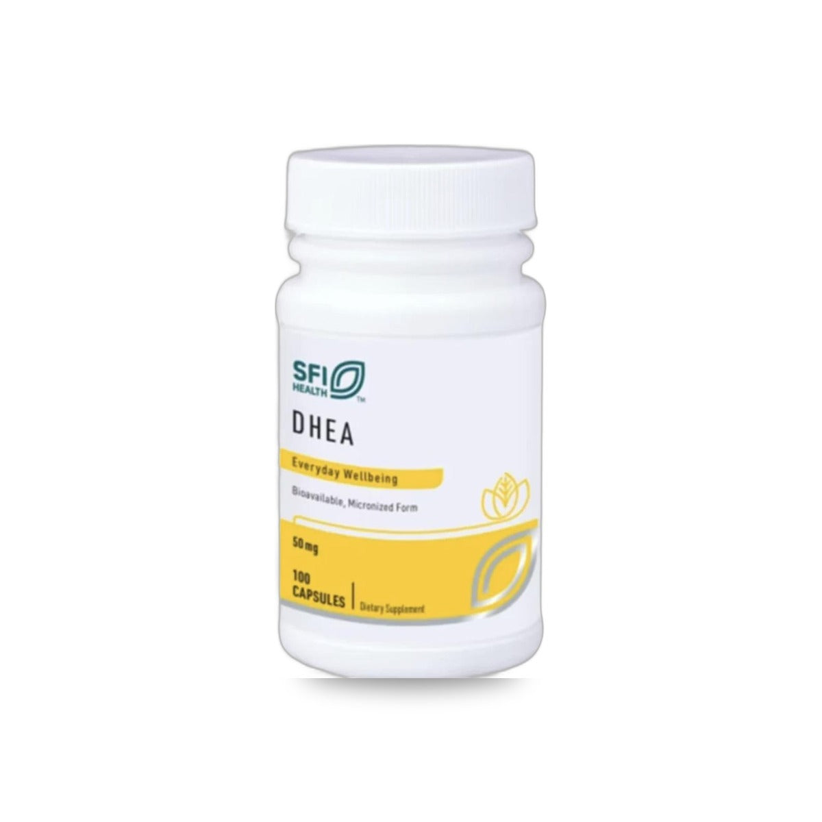 611 - DHEA 50mg - SFI Health - Frasco x 100 Cápsulas