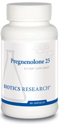 613 - pregnenolone 25 - biotics research - frasco x 90 capsulas
